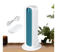 Gwtdtoad Ventilateur Tour Compact | Rechargeable Sans Pales Silencieux | Ventilateur De Bureau Sans Pales Pour Chambre | pour le Temps Chaud d'Été Étude Travail Sommeil Bureau à Domicile Dortoir