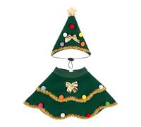 Gwtdtoad Vêtements De Noël pour Chien | Tenue d'arbre De Noël pour Animal De Compagnie - Vêtements De Fête pour Chiots - pour Fête Rassemblement Photographie Promenade Extérieure Chiens Petits Moyens