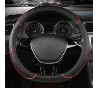 GwwEi6 Couvre Volant Voiture pour Peugeot Expert 2016 2017 2018 2019 2020 2021 2022,Antidérapante Respirant Durable Caches de Volant Accessoires Auto Interieur,A-Red-Type D