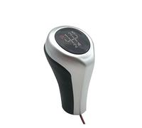 GwwEi6 Pommeau de Levier de Vitesse pour BMW E46 E90 E91 E92 X1 X3 X5 5/6 Speed,Voiture Levier Changement Boîte Vitesses Manette Vitesse en Cuir Remplacement,A-5 Speed