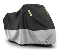 GWWHU Housse de Moto pour Triumph Street Triple 765, Imperméable, Ajustement Spécifique, Noir + Gris