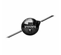 GWWXM Auto Emblèmes Autocollants pour Volvo XC60 2022 2023 2024,ABS Autoadhésive Voiture Grille de Calandre Logo Badge Insigne Personnalisées Auto Modification Accessoires Noir,A-with Camera