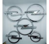 GWWXM Emblèmes Logo Voiture pour Opel Corsa F 2023 2024,Avant Capot Autocollant Stickers Insigne Badge Decal Voiture 3D Métal Tuning Rechange Accessoires, self-adhesive-12.8cm