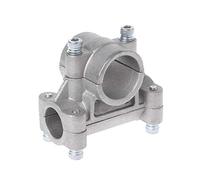 Gwxevce 1Pc 26 / 28mm Support De Poignée pour Coupe-Herbe Débroussailleuse Tondeuse À Gazon Partie Argent