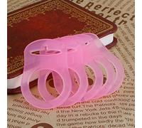 Gwxevce 5 Pcs Multi Couleurs Silicone Bébé Mannequin Attache Tétine Clip Adaptateur pour Mam Anneaux Rose Clair
