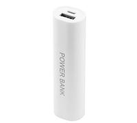 Gwxevce Portable Portable USB Power Bank Chargeur Pack Etui à Piles pour 1 x 18650 DIY Blanc