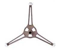 Gwxevce Support de Plateau Triangulaire en Plastique pour Four à Micro-Ondes pour Plaque de Verre Plate de 24,5 cm