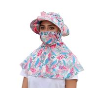 Gwy359 Bob unisexe réversible léger imprimé pliable d'extérieur, rose, M