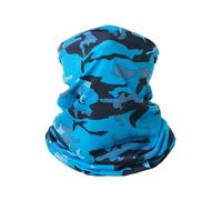 Gwy429 Lot de 3 cache-cou d'été en soie glacée, bleu 2, taille unique