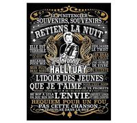 GwyaKawaru 5d Diamant Peinture Johnny hallyday Plein Diamant Broderie 3D Rond français Chanteur Diamant mosaïque Autocollant décor