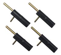 GWYAN Lot de 4 loquets de verrouillage pour auvent ou cockpit d'avion RC (noir)