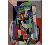 GWYDYB DIY 5D Diamond Painting by Number Kits Strass Broderie Art Craft pour la décoration intérieure - Picasso Célèbre Peinture Étudiant 30 × 40cm