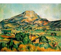 GWYDYB Peintures célèbres de Paul Cézanne - Saint Victoris - DIY 5D Diamond Painting Kits Broderie Strass Art Décoration Cadeaux 40×50cm