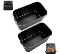 GWYXC Lot de 2 pièces de rechange pour friteuse à air flexible Breville Halo - 24 cm (L) x 14 cm (l) x 12 cm (H) - En acier inoxydable - Passe au lave-vaisselle