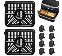 GWYXC Pièces de rechange pour friteuse à air Ninja Foodi FlexDrawer Dual Zone Hot 10,4 l 7 en 1 AF500EUCP 6 en 1 6 l AF550EU, 2 accessoires pour friteuse à air comprimé