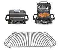 GWYXC Support en acier inoxydable pour barbecue et fumoir Ninja Woodfire - 32,6 x 22,6 cm - Pour OG701 OG751 - Accessoires 7 en 1 - Pièces de rechange empilables - Passe au lave-vaisselle
