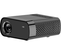 GX100 Basic Mini-projecteur LED, résolution 854 x 480, prend en charge la carte HD/TF/l'entrée USB, sortie audio 3,5 mm, noir, norme européenne 100-240 V