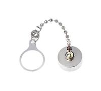 GX16 Capuchon de prise d'aviation étanche anti-poussière en métal Capuchon de protection Bouchon anti-poussière Protection Fiche de sécurité Adaptateur femelle Câble coaxial Câble à souder O