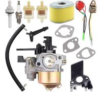 GX160 Carburetor Kit Replacement for GX200 GX168 GX140 GX120 5.5HP 6. HP Engine WP30X Water Pump Pressure Washer Carb, with Mounting Gaskets