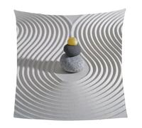 GXBDYD Couverture Polaire en Microfibre Pierre De Conception Zen 3D Imprimée Douce Fluffy Flanelle Couverture De Lit Plaid Canapé Convient Adultes Et Enfants Rester Chaud en Hiver 180X220cm