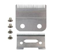 Gxcdizx Lame de rechange pour tondeuse Wahl Precision, Precision Premium Smooth Cut, 2 trous dentés décalés, 2 trous coniques et lames de cale standard à 2 trous