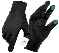 GXCROR Gants d'hiver coupe-vent et isolation thermique 3M, écran tactile et antidérapant, idéal pour la course, le cyclisme, la randonnée, la conduite et les activités de plein air
