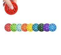 Gxdamxz Fidget Spinner Mathématique, Tourbillon Calculateur Montessori pour Apprentissage Interactif Addition & Soustraction, 9 Pièces