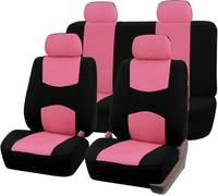 GXDFC Housse Siège Voiture pour Daewoo KALOS Hatchback (KLAS) 2002-2003 2004, Housses Siège Avant Arrière Coussin Couvre Respirant Surround Complet Protections,Pink