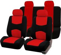 GXDFC Housse Siège Voiture pour Daewoo KALOS Hatchback (KLAS) 2002-2003 2004, Housses Siège Avant Arrière Coussin Couvre Respirant Surround Complet Protections,Red
