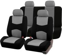 GXDFC Housse Siège Voiture pour Daewoo KALOS Hatchback (KLAS) 2002-2003 2004, Housses Siège Avant Arrière Coussin Couvre Respirant Surround Complet Protections,Grey