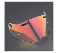 GXDFC Visière Casque Moto pour Arai Tour-CROSS3 TX3 XD4, Visière Anti-Buée Casque Remplacement de Visière de Lentille Casque de Bouclier Vent Moto,Normal-F Aurora Red