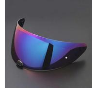 GXDFC Visière Casque Moto pour HJC i70/i10, Visière Anti-Buée Casque Remplacement de Visière de Lentille Casque de Bouclier Vent Moto,Normal-E Fantasy Color