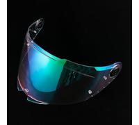 GXDFC Visière Casque Moto pour MT V 28 Thunder4, Visière Anti-Buée Casque Remplacement de Visière de Lentille Casque de Bouclier Vent Moto,Normal-Eauroragreen