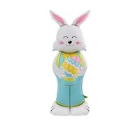 Gxdqxxd Ballon Gonflable En Forme de Lapin En Aluminium, Réutilisable, Idéal pour Une Fête Prénatale de Pâques Ou Une Réunion de Famille. Décoration de Table, Bleu