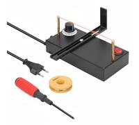 Gxdqxxd Coupe-ruban Électrique Machine de Coupe Ruban Corde Élastique Sangle avec Molette de 0 à 700 Degrés et Guide Intégré Adaptée au Bricolage Atelier, Set UE Sans Ventil.