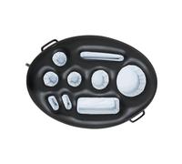 Gxdqxxd Glacière Gonflable pour Boissons avec Plusieurs Compartiments pour La Piscine et La Plage, Noir