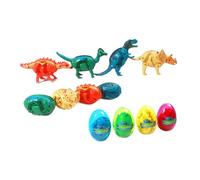Gxdqxxd Lot de 12 œufs de Dinosaures Déformables et Transformables, Jouets éducatifs en Polypropylène (PP), Parfaits pour Les Jeux des Parents et Les Fêtes D&, Style A