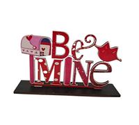 Gxdqxxd Marque-Places en Bois pour Table, Centre de Table en Bois, Décorations de Table, Ornement Décoratif à Paillettes, Idéal pour Un Dîner Romantique, Sois à Moi