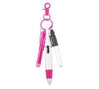 Gxdqxxd Stylo Porte-clés Au Design Portable, Rose Rouge