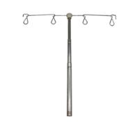 Gxdqxxd Support Bobines Organisateur Porte Fils Spools Support Machine à Coudre Métal Solide pour Couture Adapté Broderie, Argent2, 200x30MM