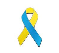 GXFCAI Pin's Drapeau Ukraine Bleu et Jaune Pin 1 Unisexe, Acier allié