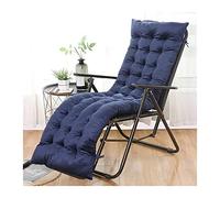 GXFWJD Chaises Longues Jardin Patio D'extérieur Fauteuils Relaxants Pliables Pliables Multi Positions avec Coussins Patio De Remplacement pour Transat (Color : Blue, Size : 53 * 170cm*8cm)