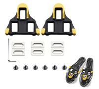 GXGM 1 Ensemble Cales de pédale de vélo, Plaques de Pédale Velo de Route Antidérapantes, Cales de Cyclisme compatibles avec SPD SL SM-SH10 SM-SH11 SM-SH12 pour Course de vélo, vélos de Route