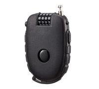 GXGM 1 Pcs Câble Antivol,Cadenas Casque Moto,Antivol pour Sécuriser les Skis, Le Casque, Serrure Portable,Noir