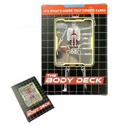 GXGM 1 PCS The Body Deck,Cartes à jouer drôles d'anatomie humaine transparente,image 3D du corps humain, jeux de cartes translucides pour jeux de magie