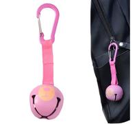 GXGM 1 Pièce Cloche d'ours avec Mousqueton, Mini Randonnée Cloches d'ours Cloches d’Animaux, Carillon Éolien De Camping en Plein Air Cloche De Vache, pour La Randonnée, Le Vélo, La Pêche, l'escalade