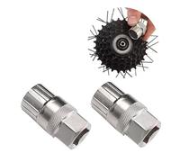 GXGM 2 Pièce demonte cassette, demonte roue libre, outil velo, outil de pédalier verrouillage vélo, Outil Réparation Retrait Roue Libre Vélo Cassettes, Pour Roues Libre