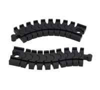 GXGM 2 Pièces Circuit Train Bois Rail Flexible, 14.2 * 4 * 1.2Cm Courbe Jusqu'À 90° Pour Chemin De Fer En Bois, Compatible Avec Brio, Eichhorn, Ikea Lillabo, Connecteur De Rail