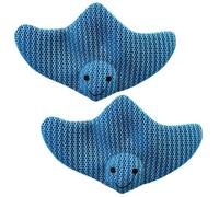 GXGM 2 Pièces Éponge Absorbante de Piscine,Absorbeur de Mousse Réutilisable,éponge Filtrante de Spa,Filtre à échelle Tourbillon Triple Couche Absorbant de Piscine (Poisson Volant)