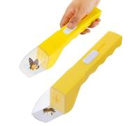 GXGM 2 Pièces Explorateur Extérieur Jouets, Attrape Insecte, Attrape Insectes Vivants, Cadeau de Jouets d'extérieur pour Enfants Garçons Filles (Jaune)